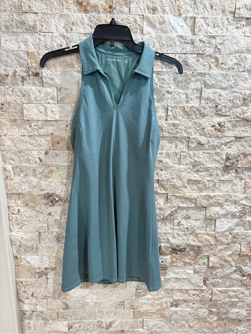 Abercrombie & Fitch Teal Sleeveless dress size xs - Picture 2 of 5
